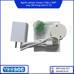Nguồn camera Yoosee 5G Fnkvision xoay 360 trong nhà DC 5V
